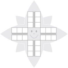 Sudoku-Motiv Blume online lösen